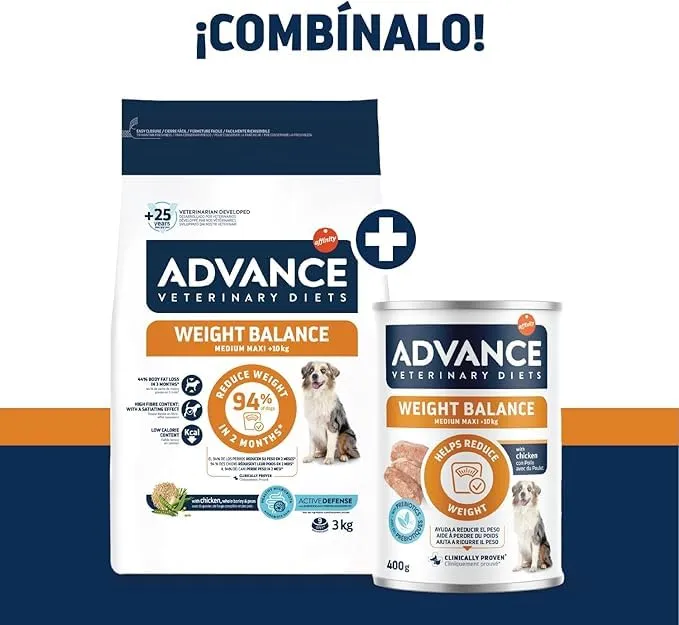 Advance Diets Cibo Umido per Cani - Weight Balance - 6 scatolette da 400g - immagine 3