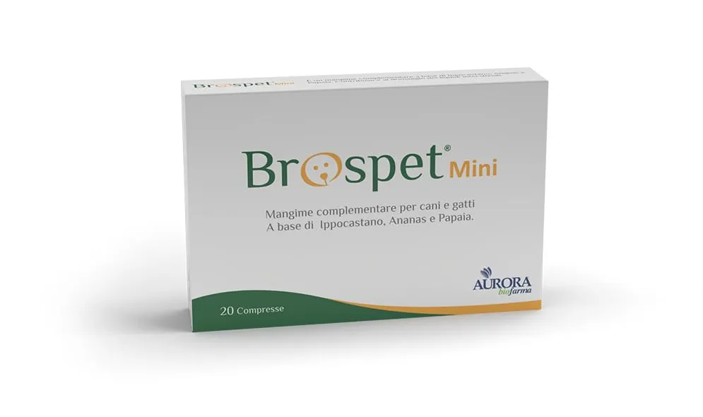 Aurora biofarma Brospet mini 20 cpr - immagine 1