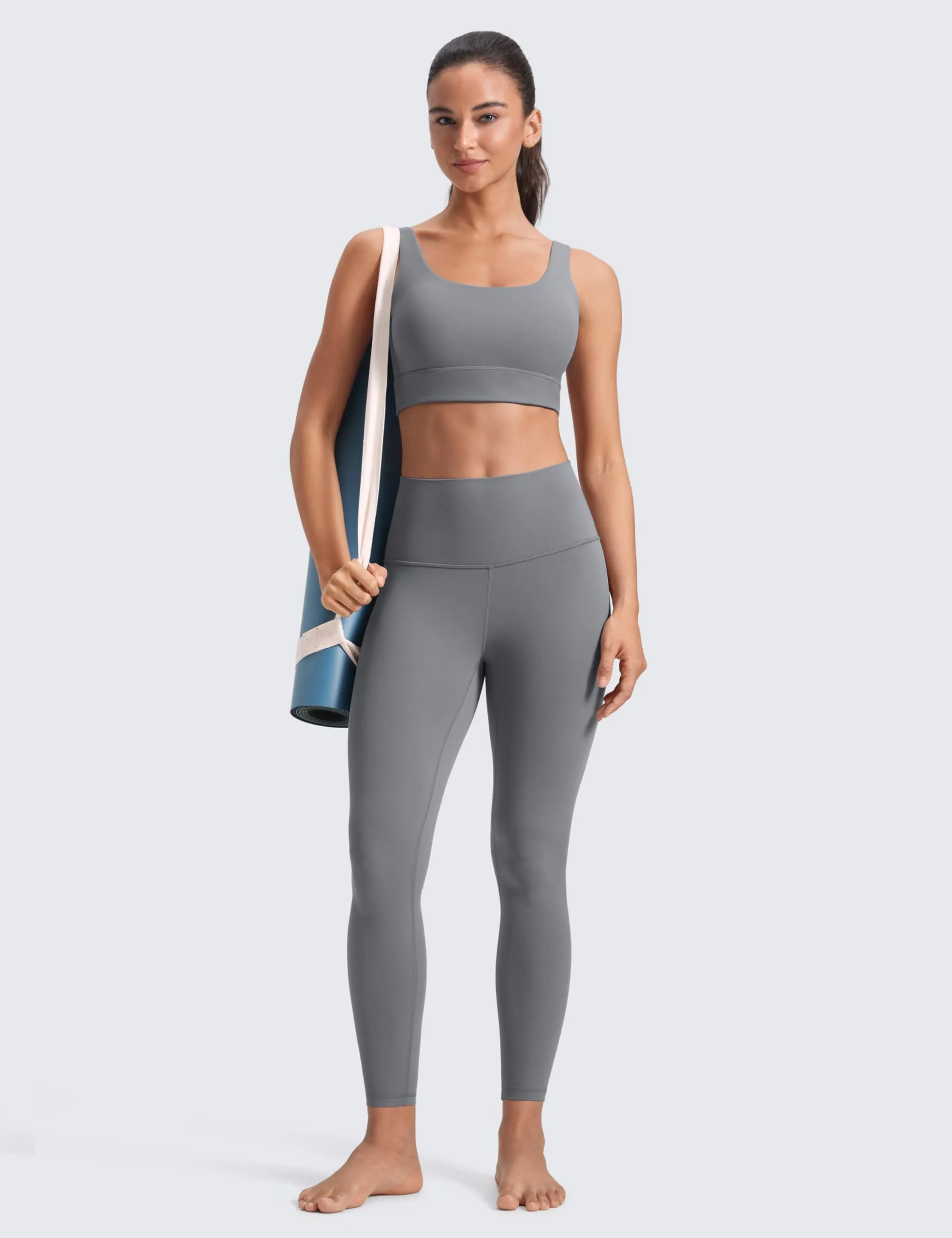 CRZ YOGA Butterluxe Leggings 64cm Grigio Solare 40 - immagine 4