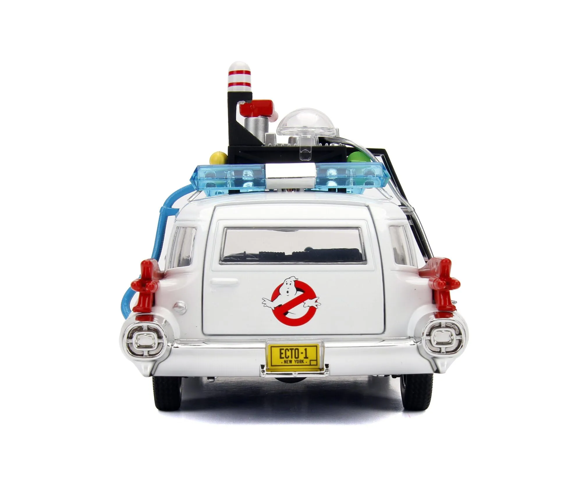 Jada Giocattoli Ghostbusters ECTO-1 Metallizzato Scala 1:24, Modello Collezionabile con Porte, Cofano e Bagagliaio Pieghevoli, Interni dettagliati e Finiture realistiche per Fan da 8 anni - immagine 4