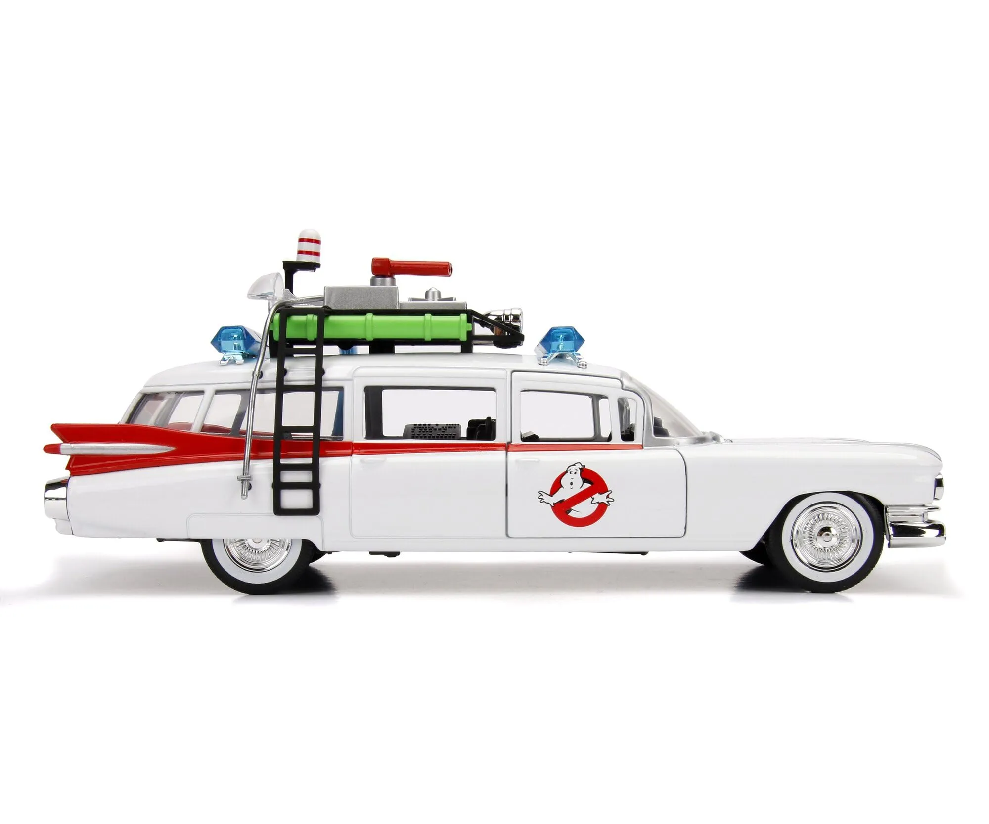 Jada Giocattoli Ghostbusters ECTO-1 Metallizzato Scala 1:24, Modello Collezionabile con Porte, Cofano e Bagagliaio Pieghevoli, Interni dettagliati e Finiture realistiche per Fan da 8 anni - immagine 5