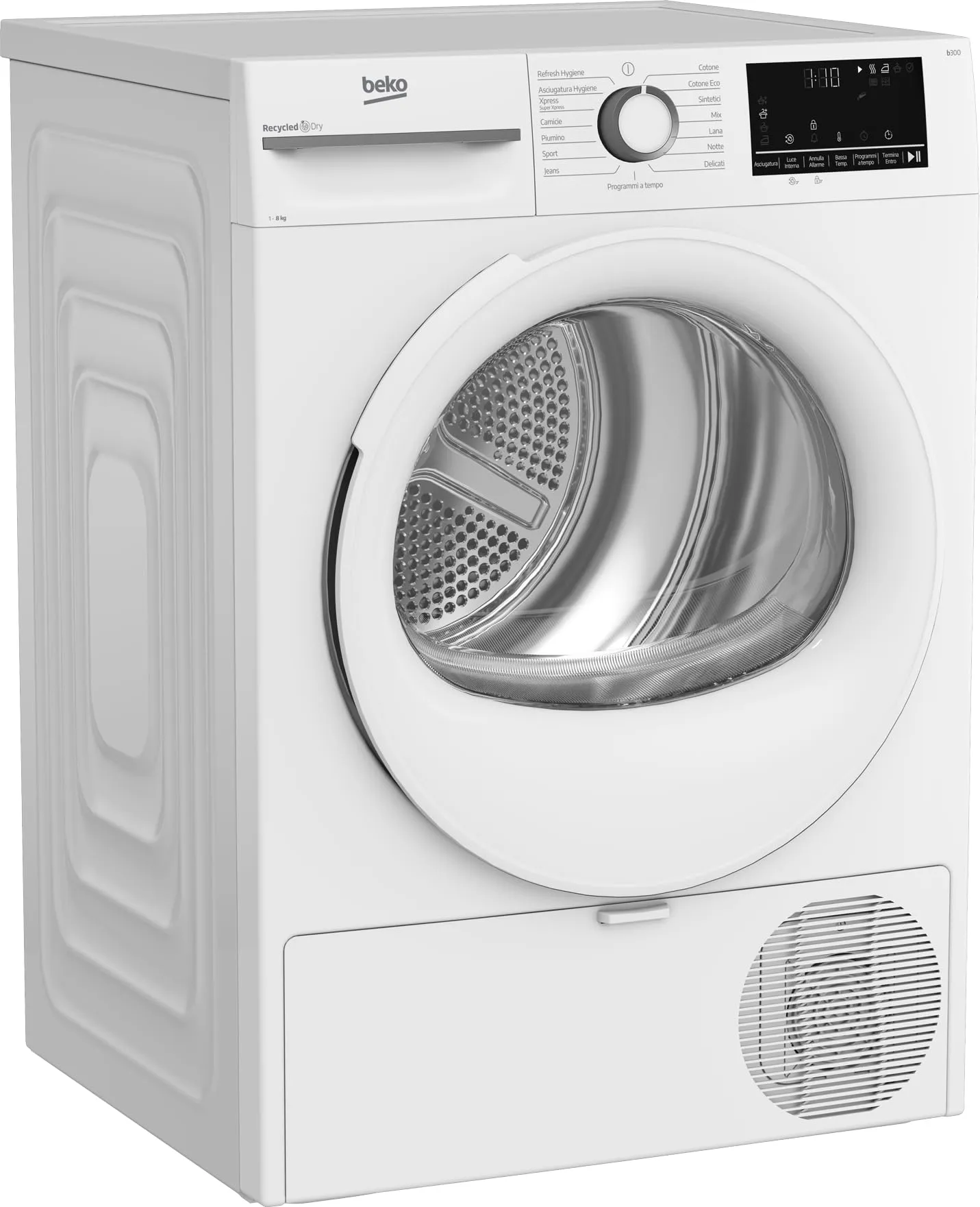 Beko BMT481WI_IT 8kg, Classe C, Linea Estetica NX, motore inverter, Display Touch - immagine 2