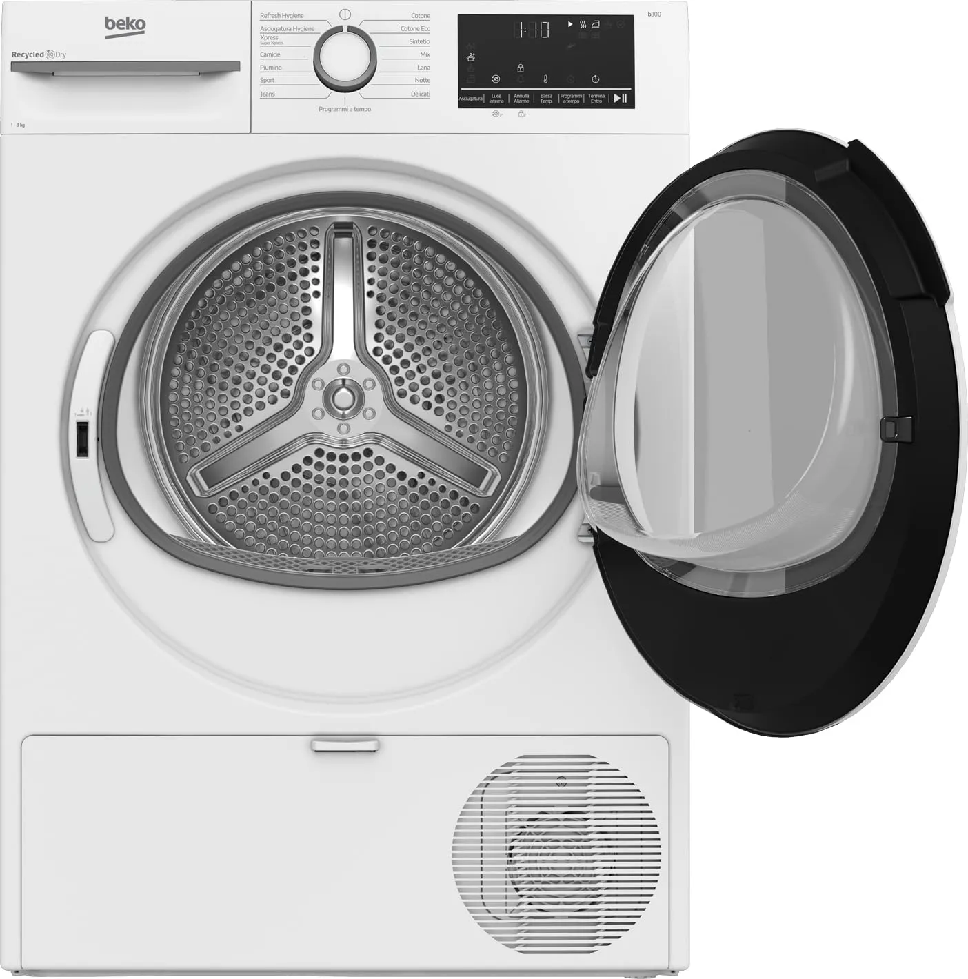 Beko BMT481WI_IT 8kg, Classe C, Linea Estetica NX, motore inverter, Display Touch - immagine 3