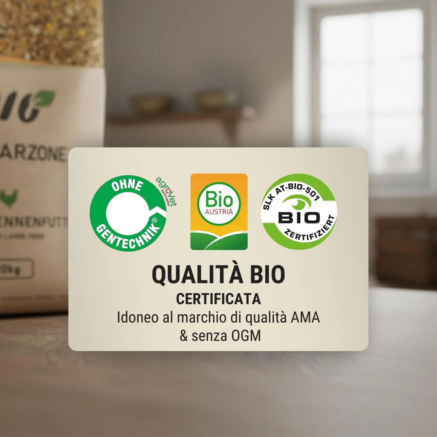 Agrarzone BIO Mangime per Galline Mix Granaglie 20 kg - Alimento Biologico per Ovaiole - 100% Naturale & Senza OGM - Qualità Premium Austria - immagine 6