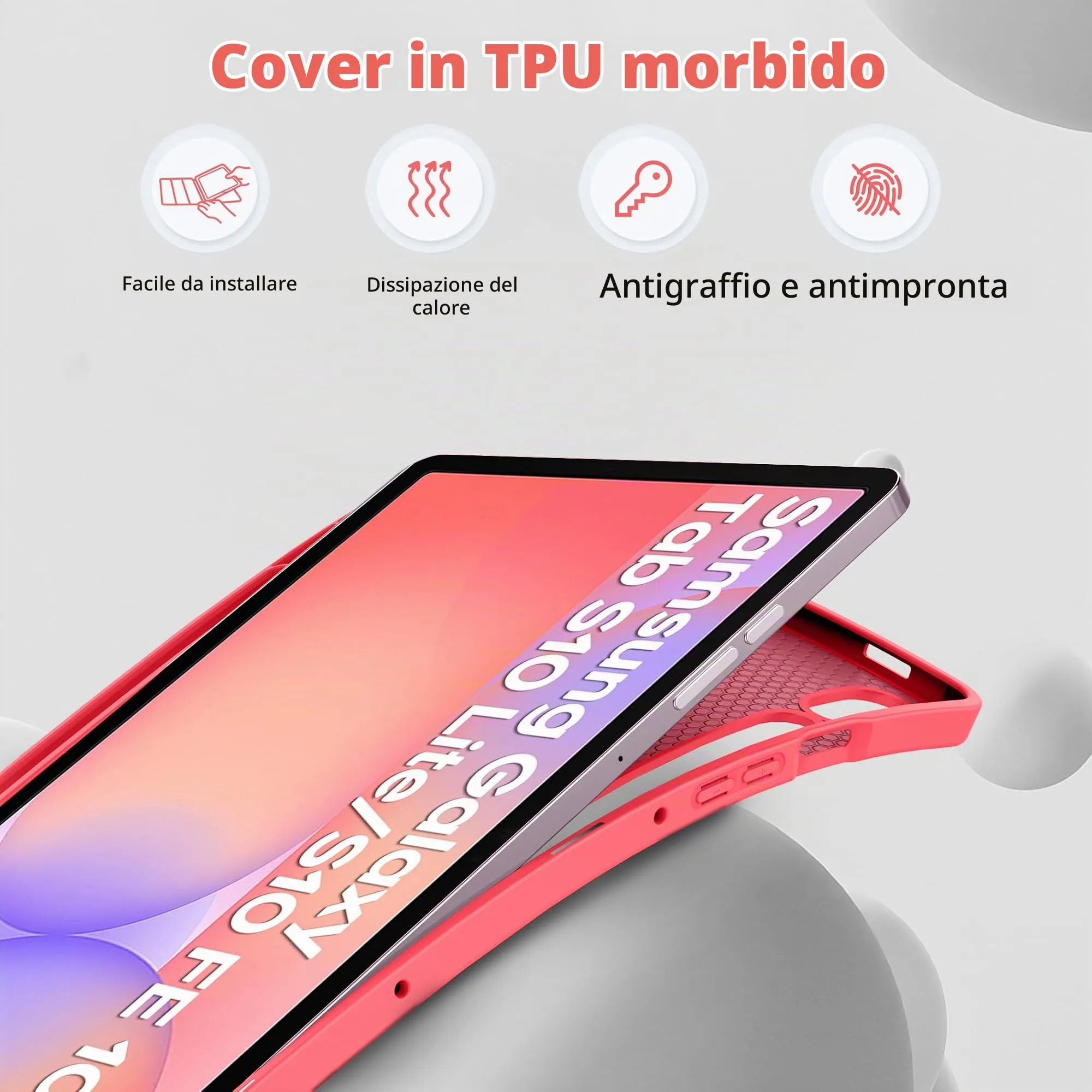 EasyAcc Custodia Cover Compatibile con Samsung Galaxy Tab S10 Lite - immagine 4