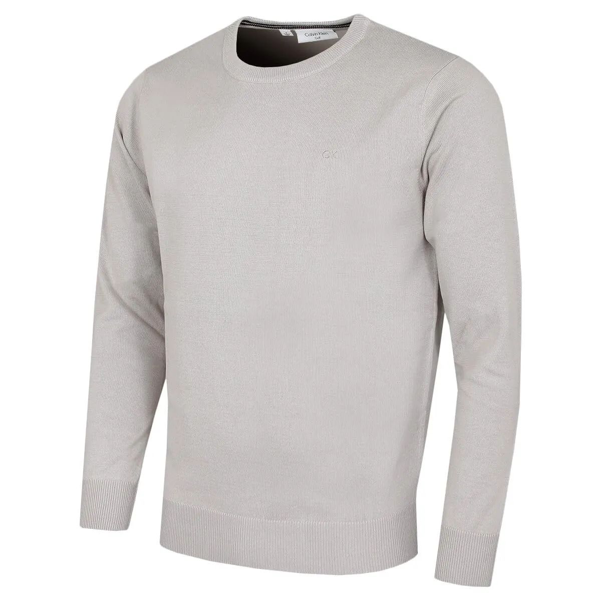 Calvin Klein Uomo Maglione Golf Girocollo - Platino - 4XL - immagine 1