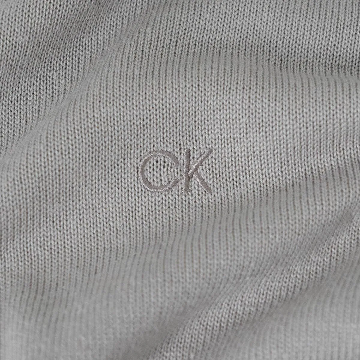 Calvin Klein Uomo Maglione Golf Girocollo - Platino - 4XL - immagine 5