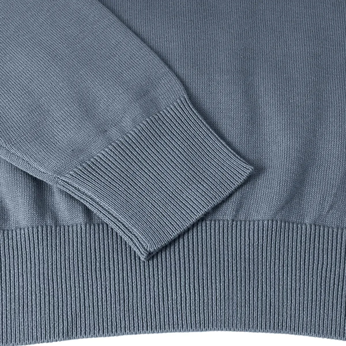Calvin Klein Uomo Maglione Golf Girocollo - Nuvola di Pioggia - L - immagine 6