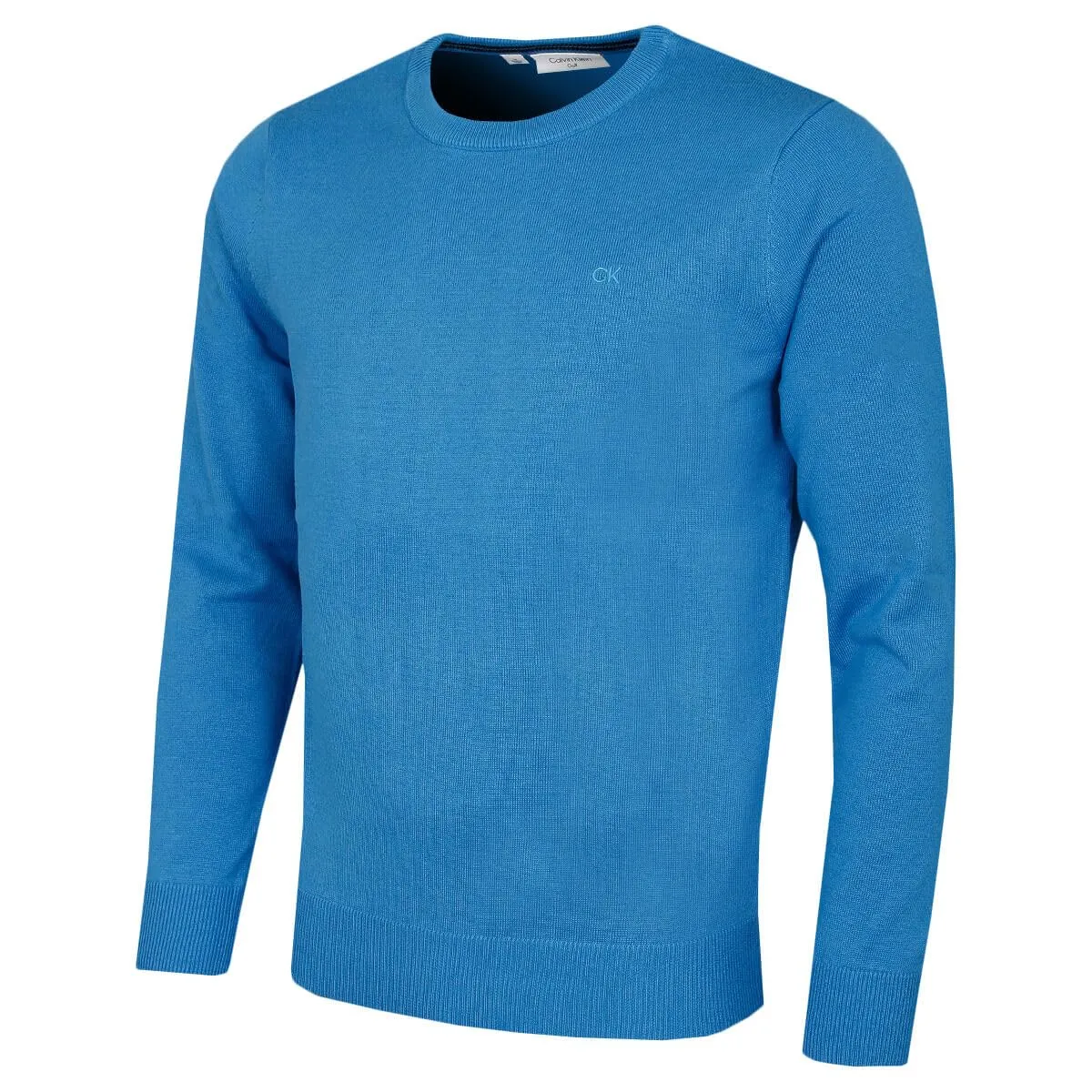 Calvin Klein Uomo Maglione Golf Girocollo - Blu Estate - S - immagine 1