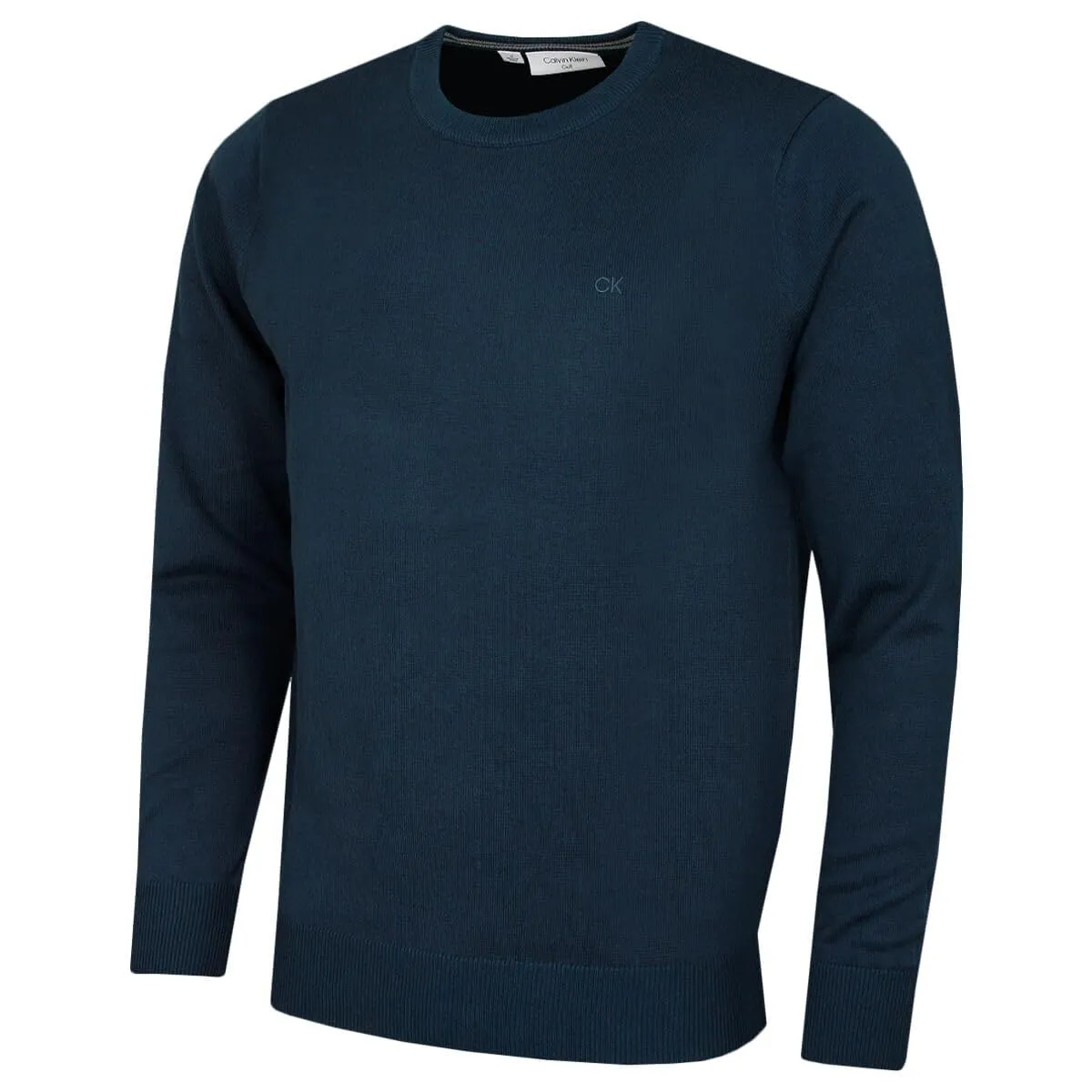 Calvin Klein Uomo Maglione Golf Girocollo - Petrolio - M - immagine 1