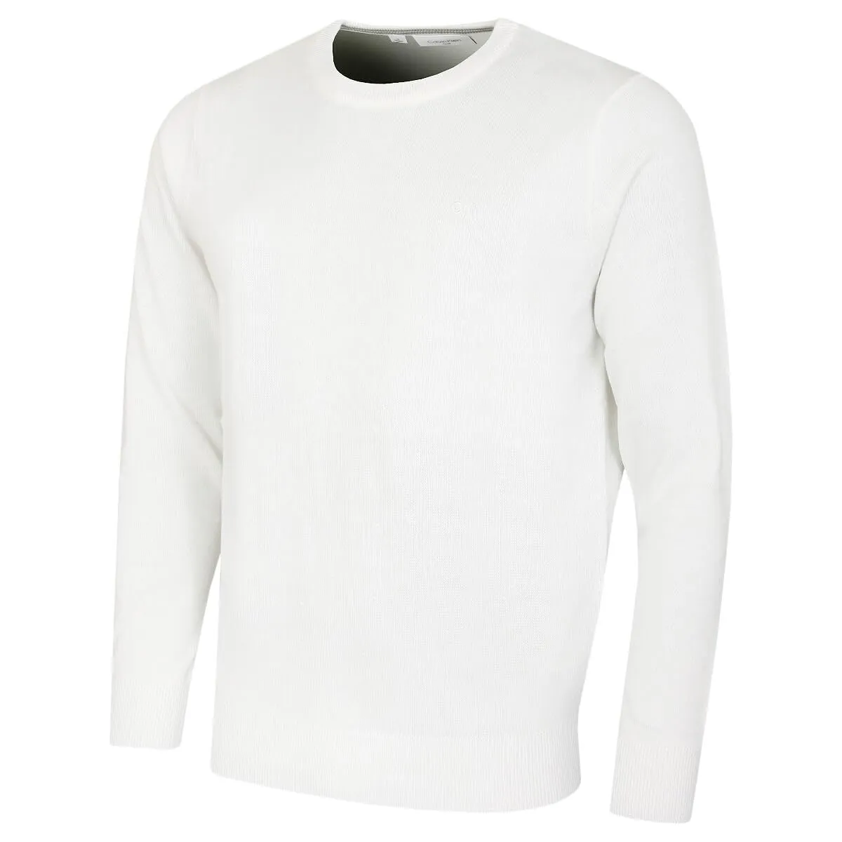 Calvin Klein Uomo Maglione Golf Girocollo - Bianco - 4XL - immagine 1