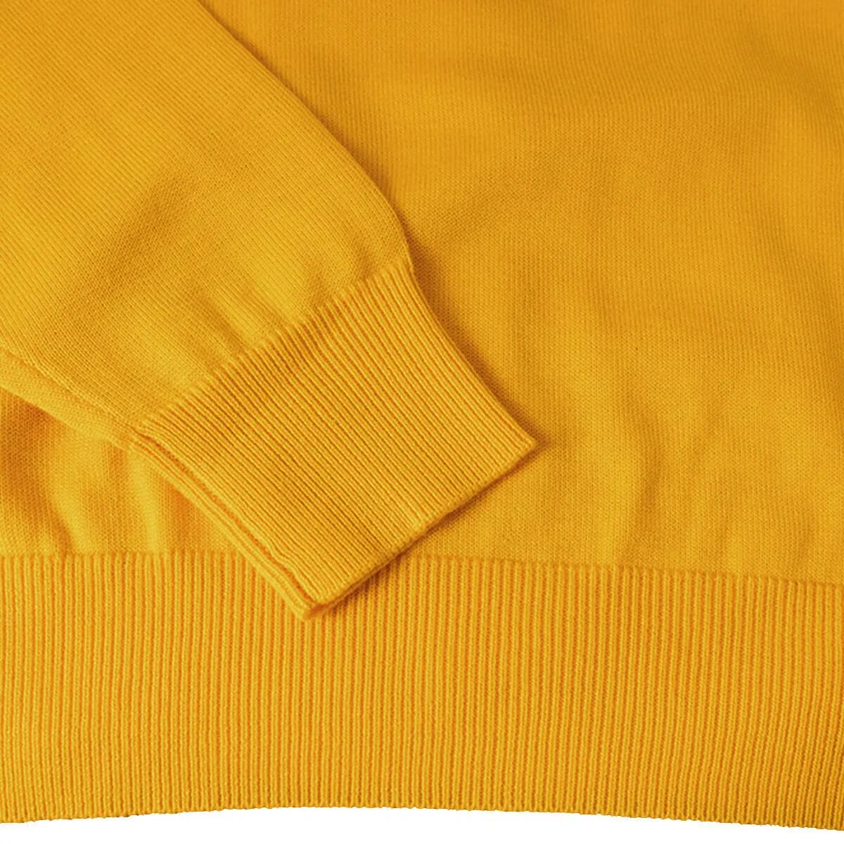 Calvin Klein Uomo Maglione Golf Girocollo - Giallo Sole - 4XL - immagine 6