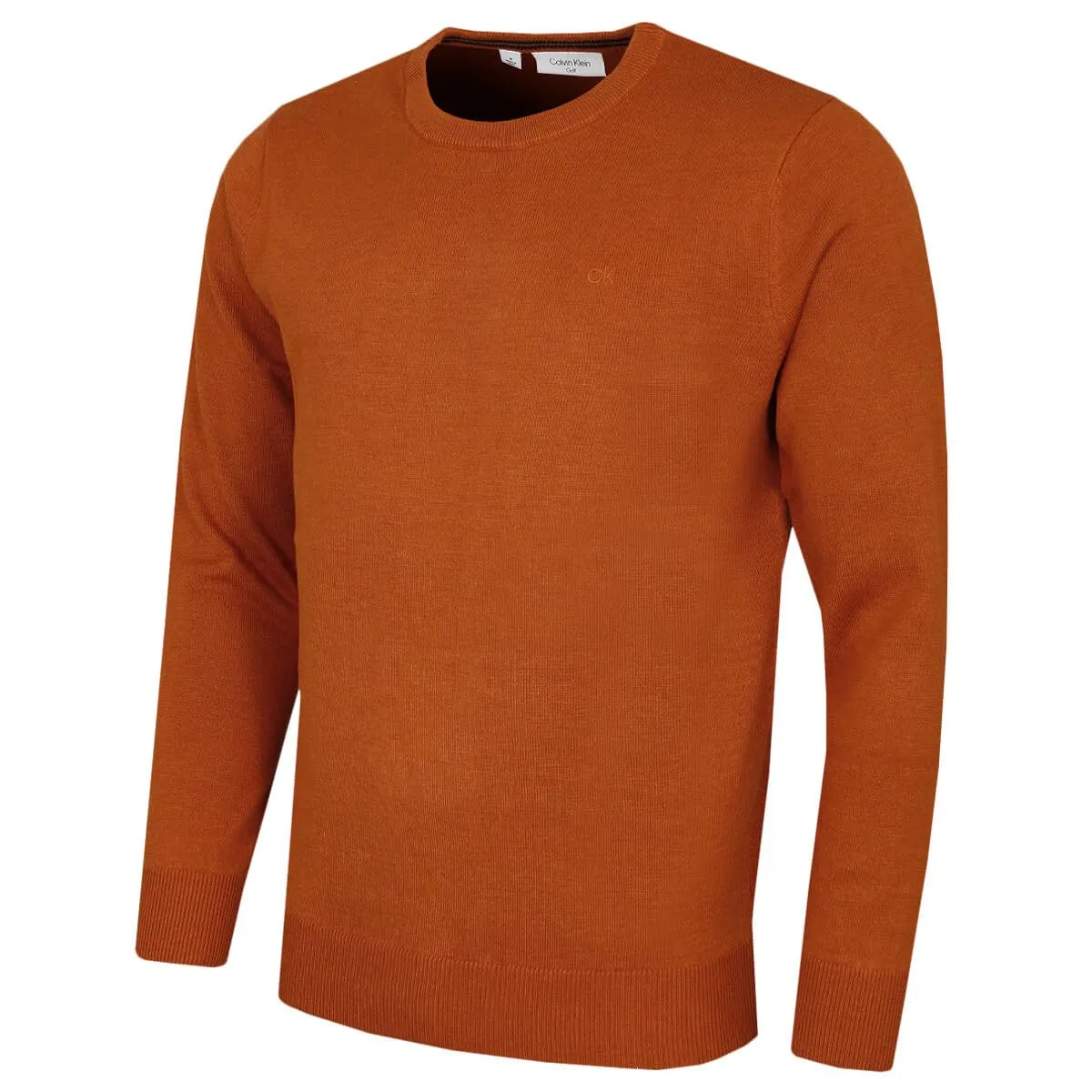 Calvin Klein Uomo Maglione Golf Girocollo - Zenzero - XXL - immagine 1