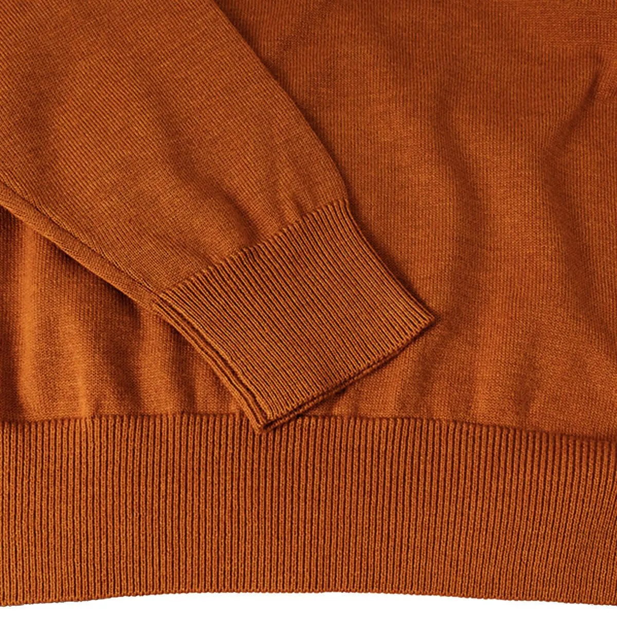 Calvin Klein Uomo Maglione Golf Girocollo - Zenzero - XXL - immagine 6
