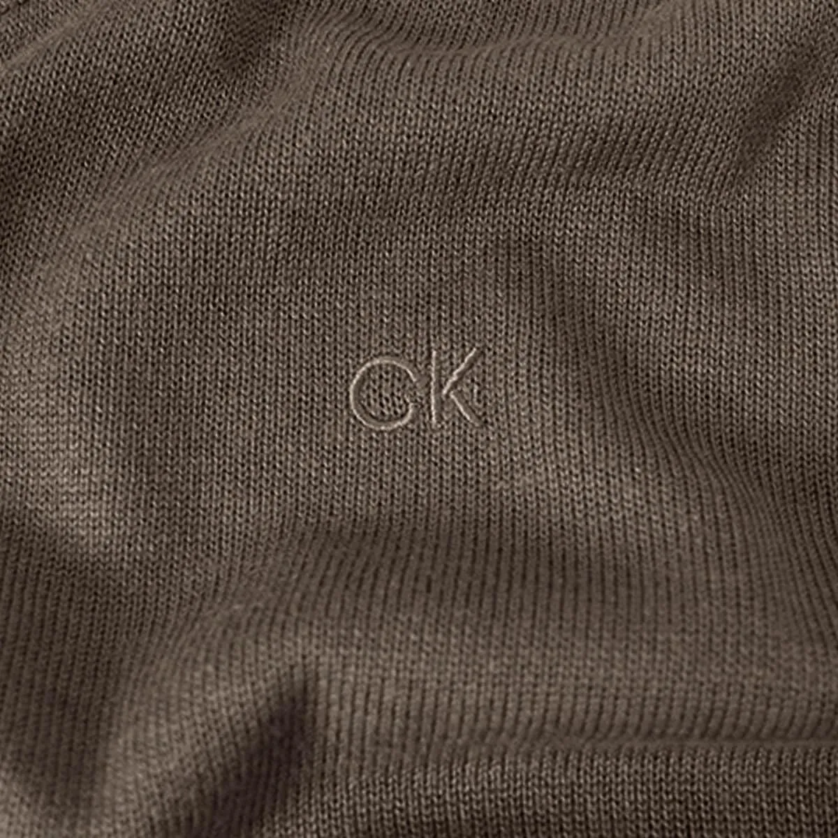 Calvin Klein Uomo Maglione Golf Girocollo - Visone - XXL - immagine 5
