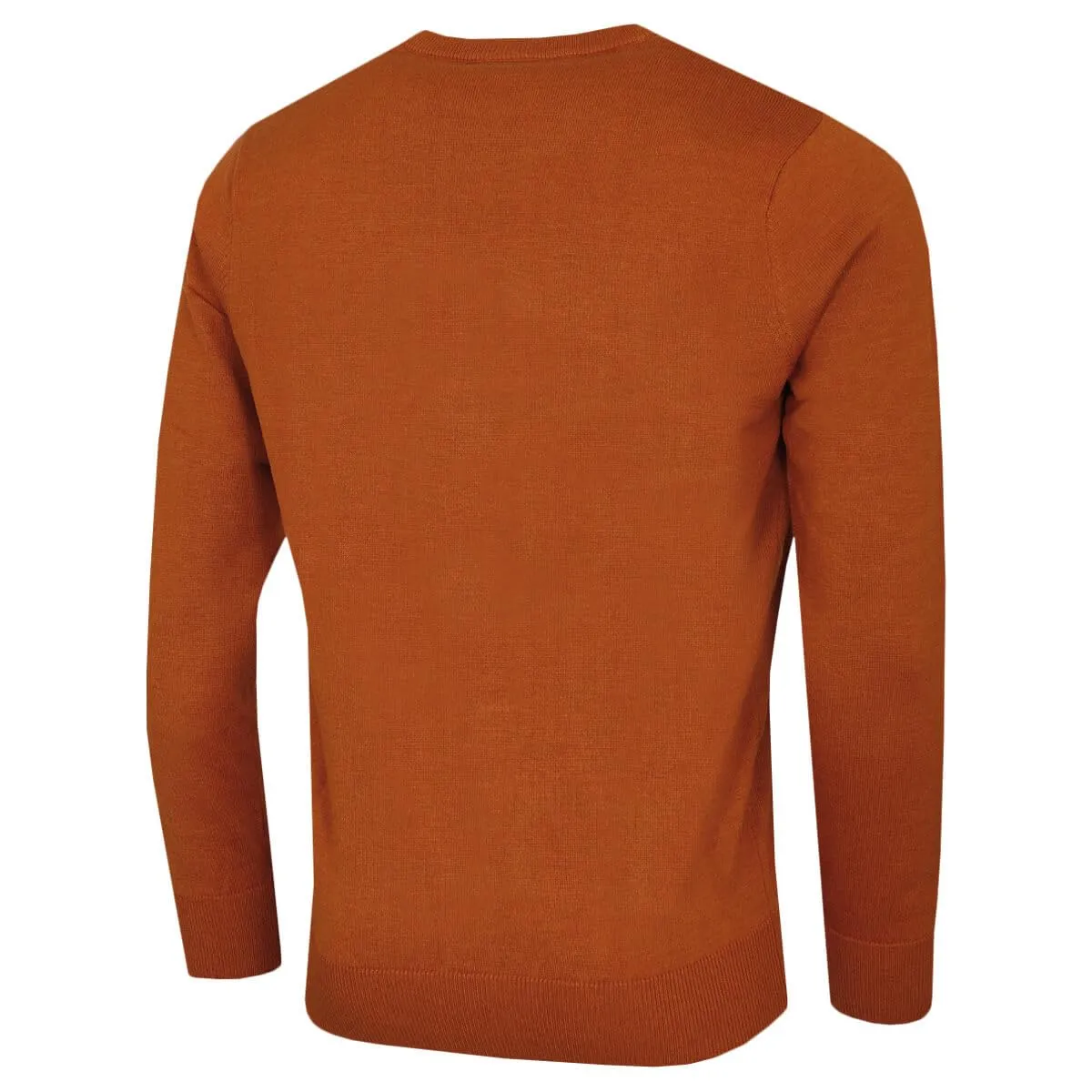 Calvin Klein Uomo Maglione Golf Girocollo - Zenzero - 4XL - immagine 3
