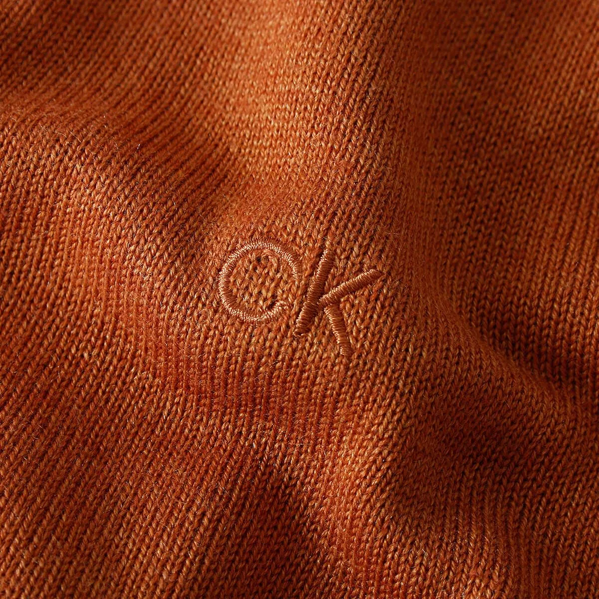 Calvin Klein Uomo Maglione Golf Girocollo - Zenzero - 4XL - immagine 4