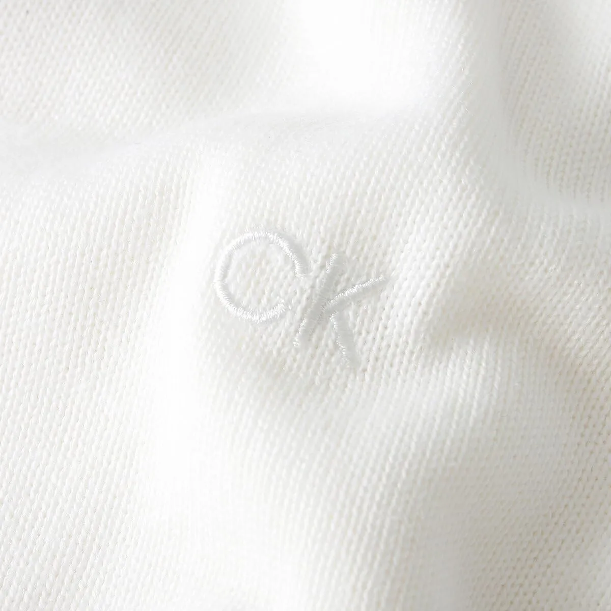 Calvin Klein Uomo Maglione Golf Girocollo - Bianco - L - immagine 4