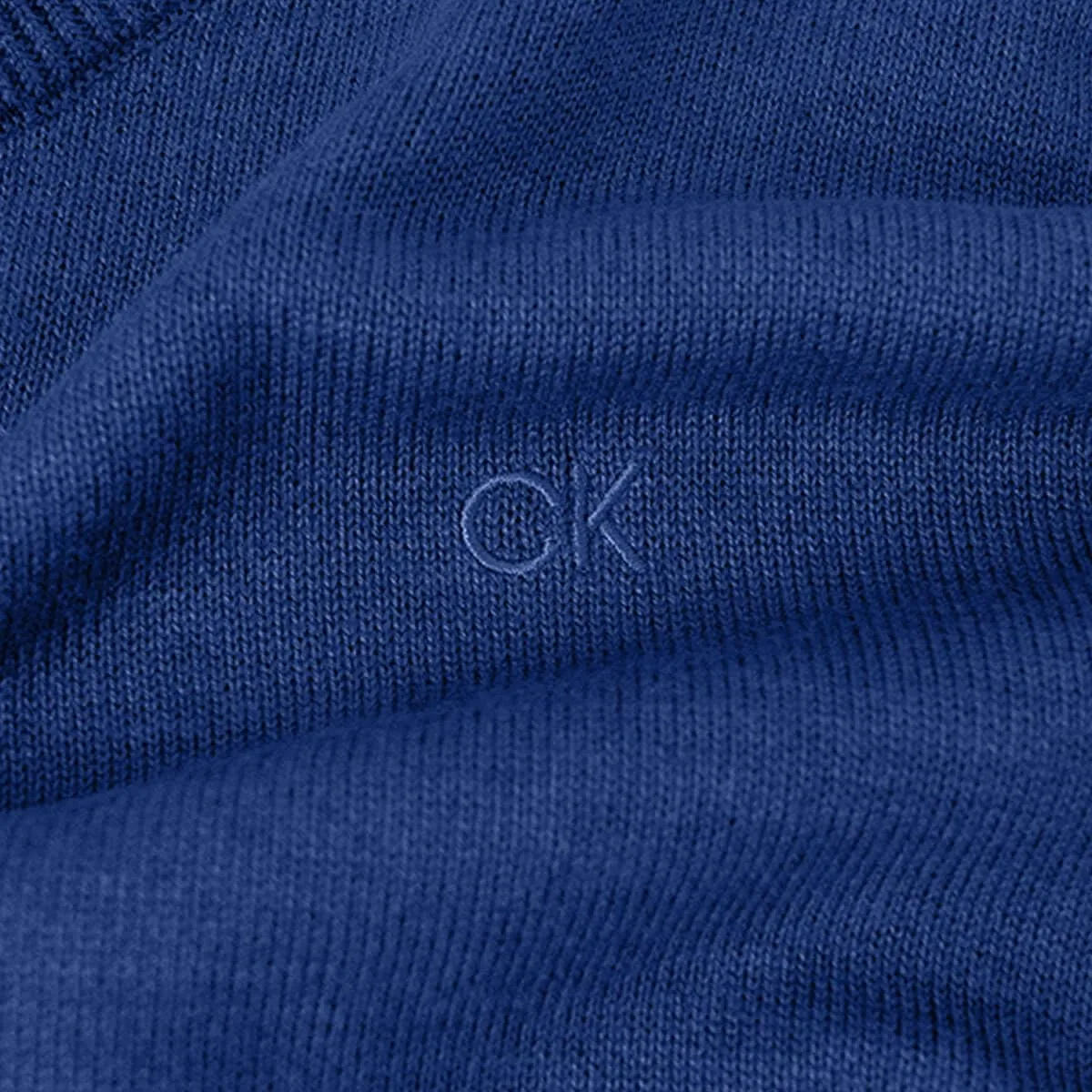 Calvin Klein Uomo Maglione Golf Girocollo - Blu Atlantico - M - immagine 5