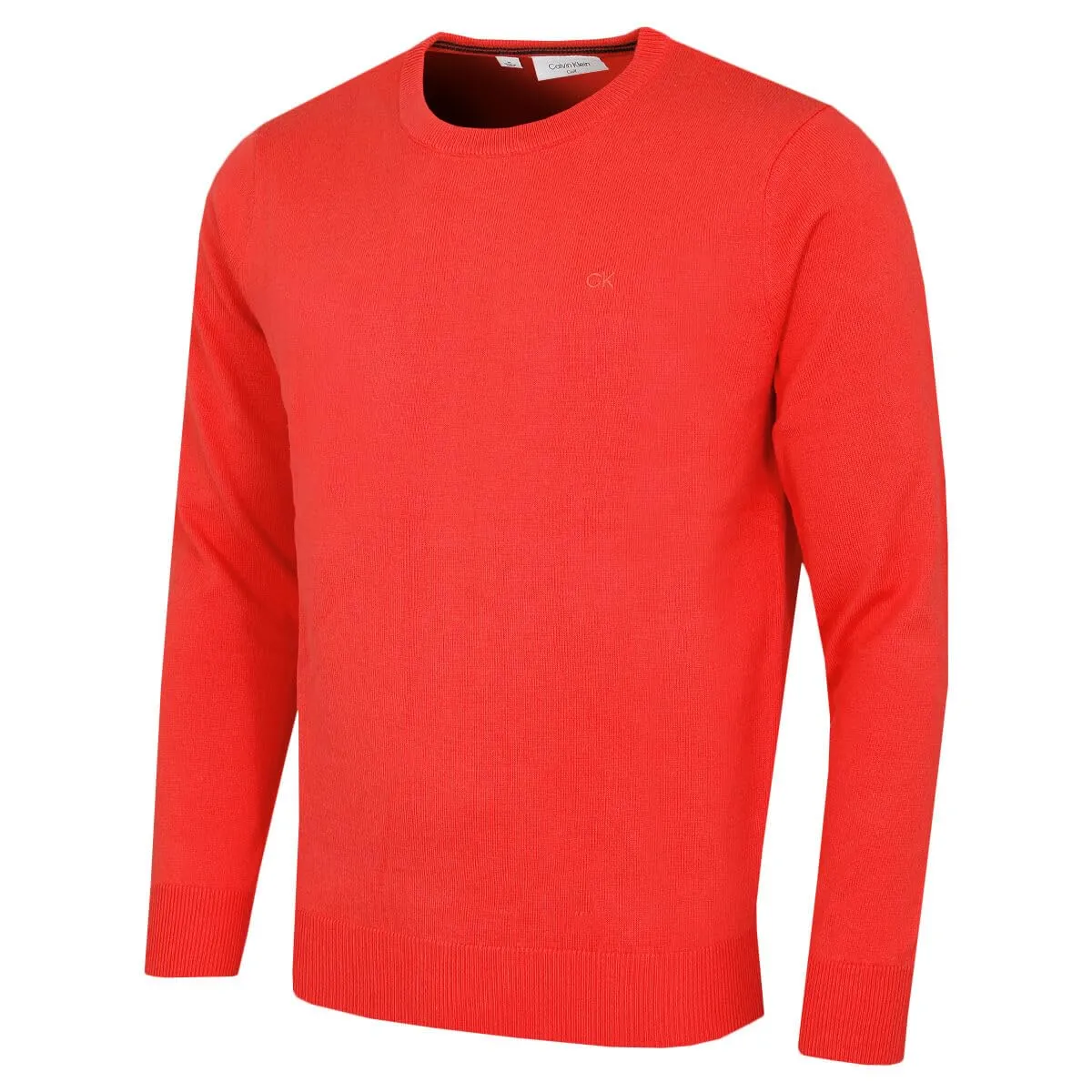 Calvin Klein Uomo Maglione Golf Girocollo - Corallo - M - immagine 1