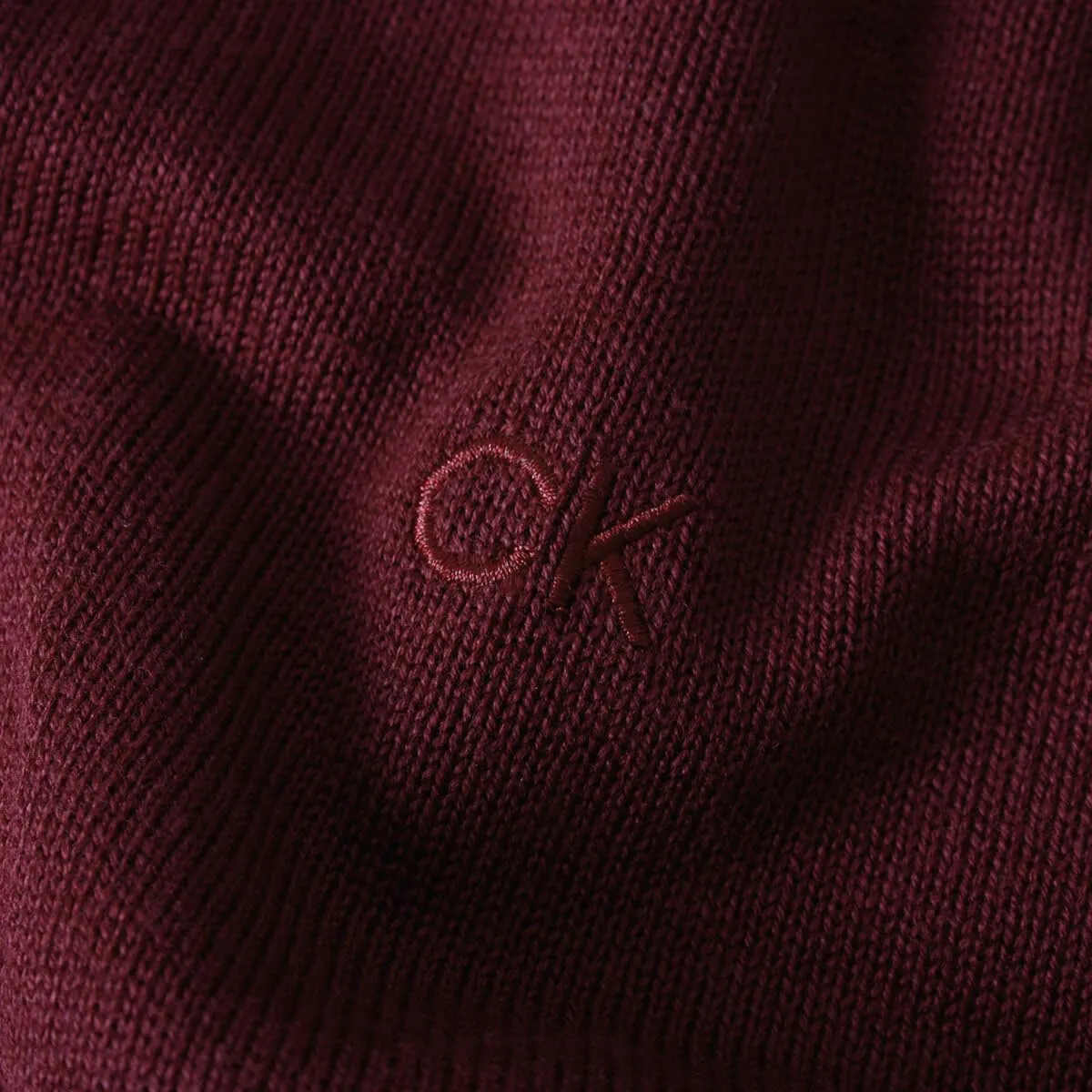 Calvin Klein Uomo Maglione Golf Girocollo - Port - S - immagine 2