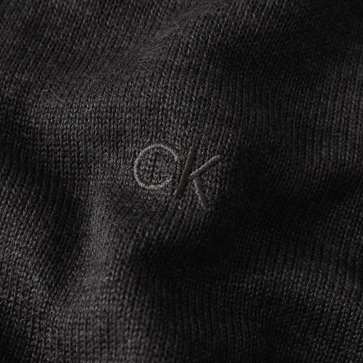 Calvin Klein Uomo Maglione Golf Girocollo - Grafite - L - immagine 4
