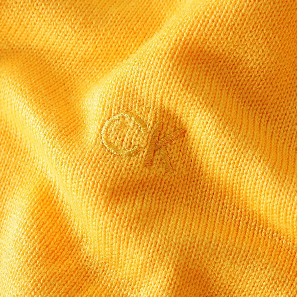 Calvin Klein Uomo Maglione Golf Girocollo - Giallo Sole - 3XL - immagine 4