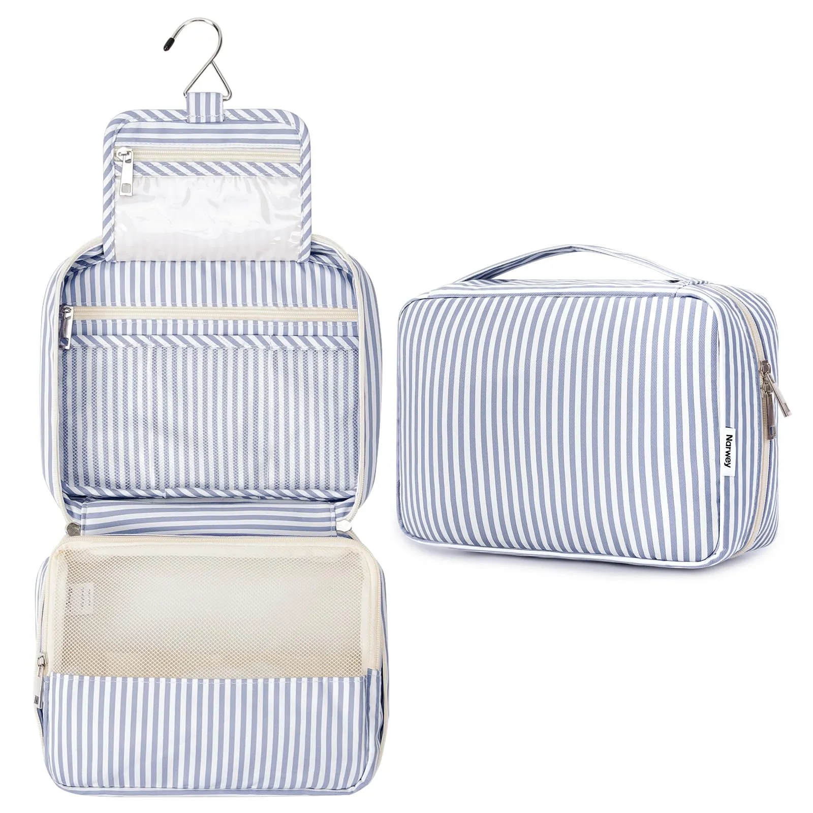 Beauty case da donna grande - Beauty case da appendere, borsa per cosmetici per donne e uomini - Borsa da toilette 1 - immagine 6