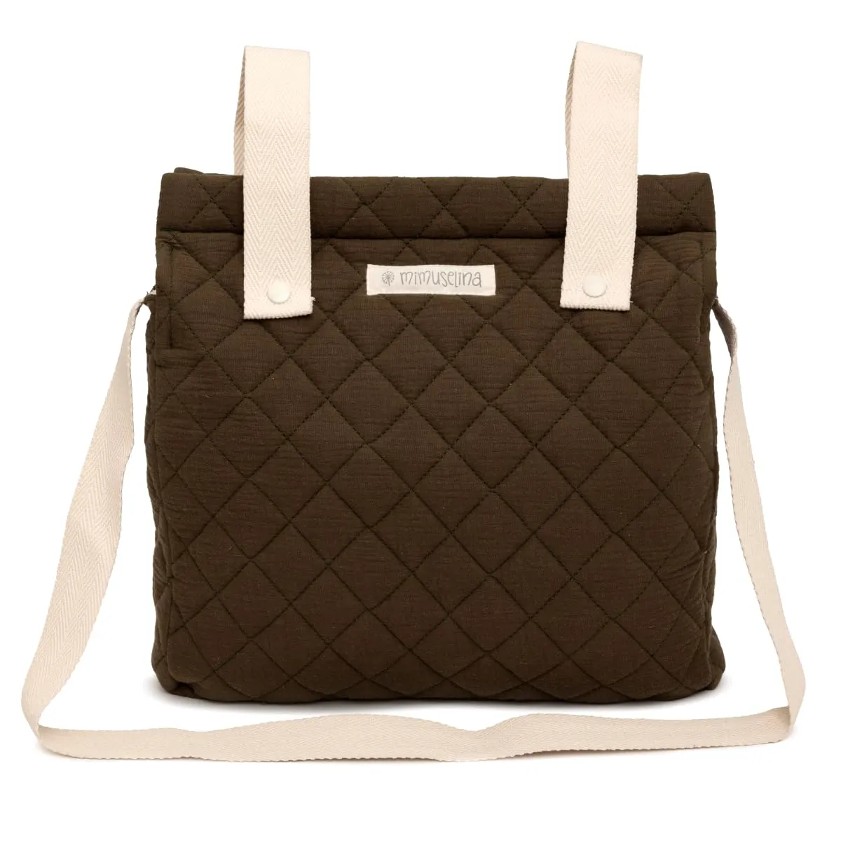 MIMUSELINA Borsa Passeggino Universale e Cambio Bambino | Borsa Fasciatoio Neonato con Ampia Capacità e Scomparti Interni | Organizer Maternità Elegante e Pratico | Realizzato in Spagna - immagine 1