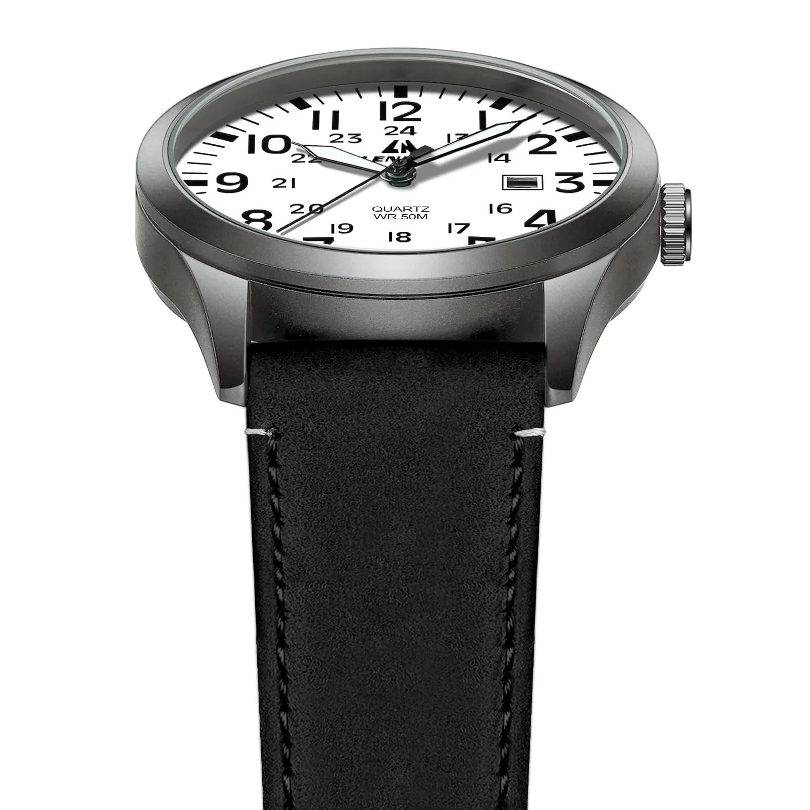 LN LENQIN Orologio Uomo Militare Analogico Quarzo Nylon Datario 3ATM - immagine 4
