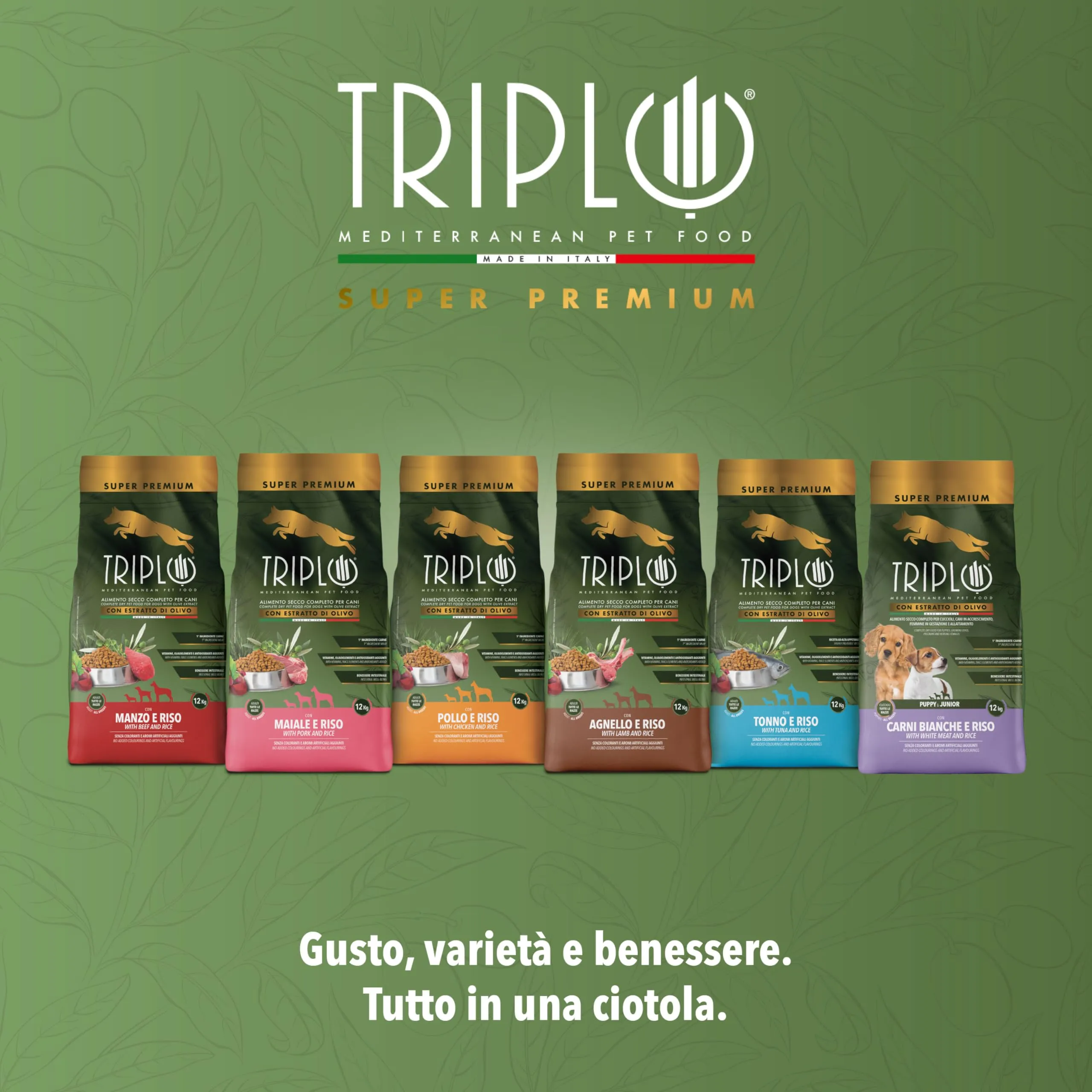 TerComposti - Triplo Pet Food Tonno e Riso 12kg, Ideale per Adulti di Tutte le Razze, Pelo Lucido e Folto, Crocchette Cani con Estratto di Olivo, Cibo per Cani Secco Nutriente e Bilanciato - immagine 7