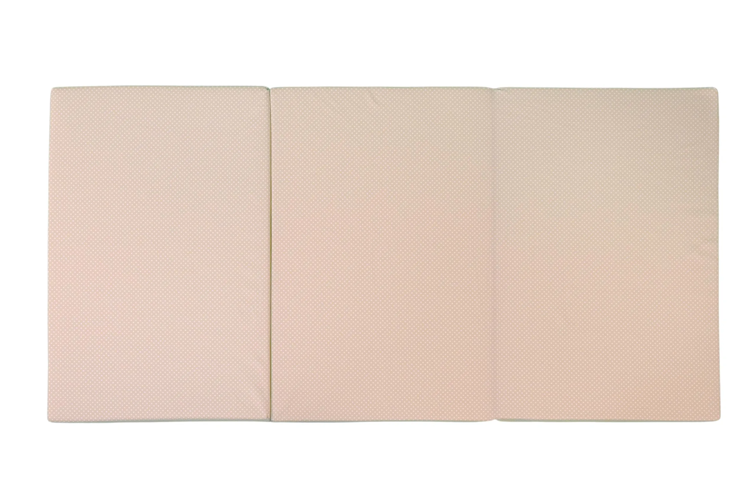 GHIOCUSCINI | Materasso Pieghevole per Bambini, 120 x 60 cm, Alto 5 cm, Tessuto POIS NOCCIOLA Lavabile, Imbottitura Waterfoam, Made in Italy a Norma EN16890:2017 - immagine 5