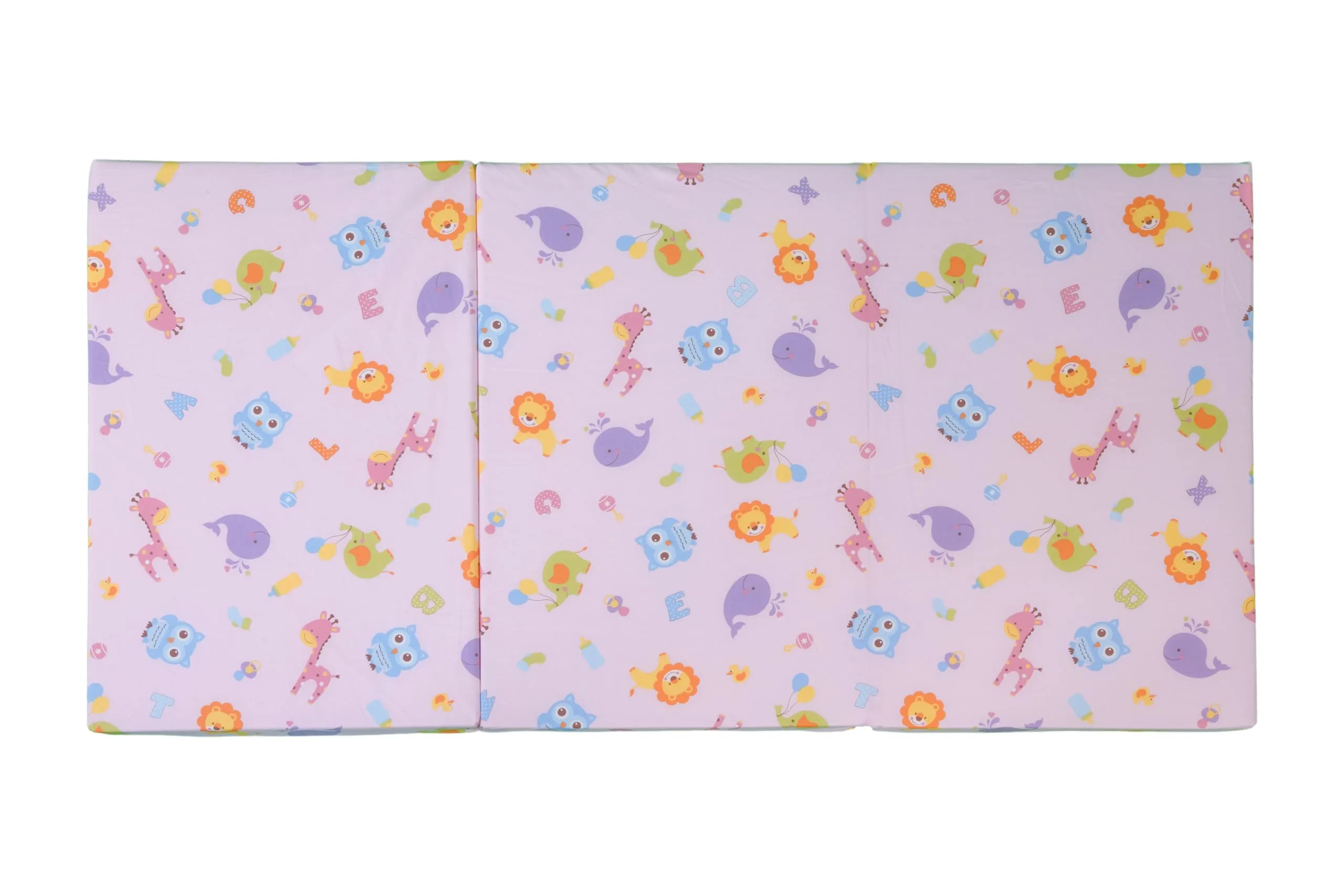 GHIOCUSCINI | Materasso Pieghevole per Bambini, 120 x 60 cm, Alto 5 cm, Tessuto ROSA Lavabile, Imbottitura Waterfoam, Made in Italy a Norma EN16890:2017 - immagine 5