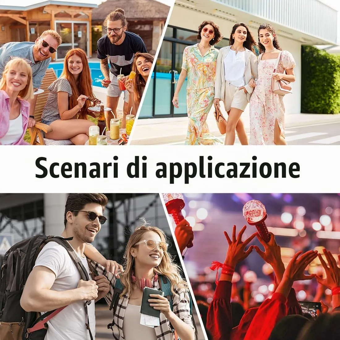 DEFGNOP Stray Kids Set di Collana in Acciaio al Titanio con 4 Braccialetti in Acrilico e 2 Photocard SKZ, Regali Kpop, Bracciale Kpop Merch e Collier per Uomini e Donne - immagine 5
