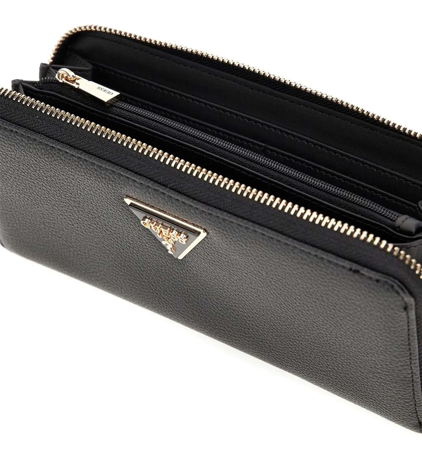 GUESS portafoglio Laurel II SLG Large Zip Around Wallet Black nero - immagine 2