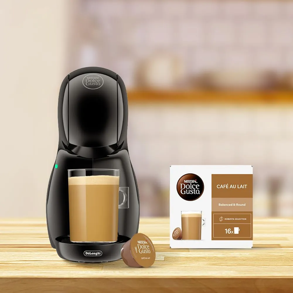 De'Longhi Nescafé Dolce Gusto Piccolo XS EDG210.BGY, macchina per capsule di caffè con design compatto, spegnimento automatico, bevande calde e fredde, pressione 15 bar, nero - immagine 5