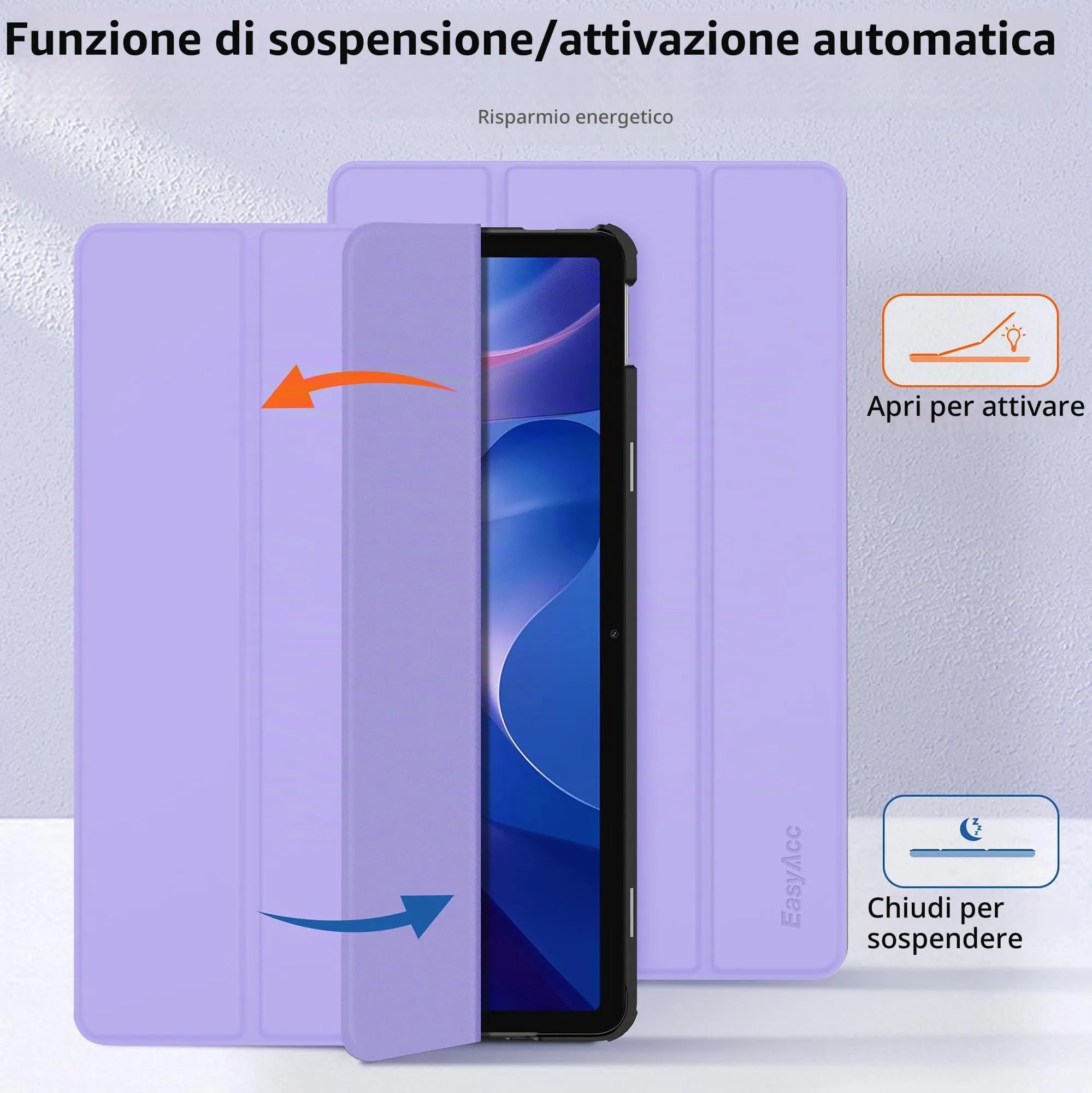 EasyAcc Custodia Cover Compatibile con Xiaomi Redmi Pad 2 11 Pollici - immagine 5