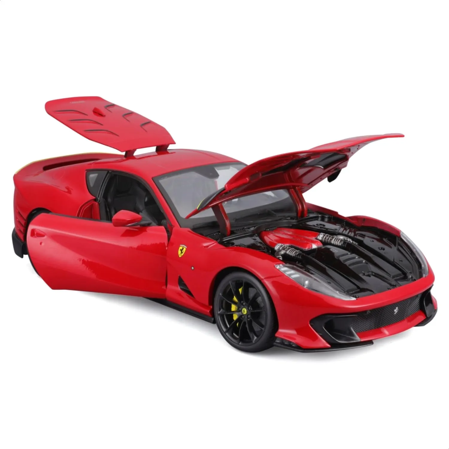 Bburago - Ferrari 812 Competizione 2021, Modellino Auto in Scala 1:18, Supercar Italiana ad Alte Prestazioni con Aperture Funzionali, Replica Dettagliata, Licenza Ferrari, Età Consigliata 36+ Mesi - immagine 2