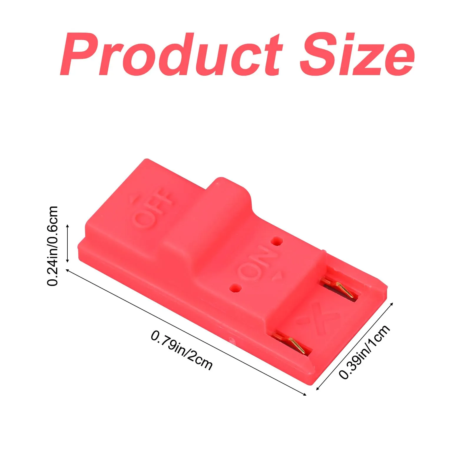 Clip per Utensili Rcm, Clip di Serraggio Rcm in Plastica Compatibile con l'Accessorio la Modalità di Ripristino Dell'Interruttore Dello Strumento Cortocircuito Della Dello per Switch Console (Rosso) - immagine 2