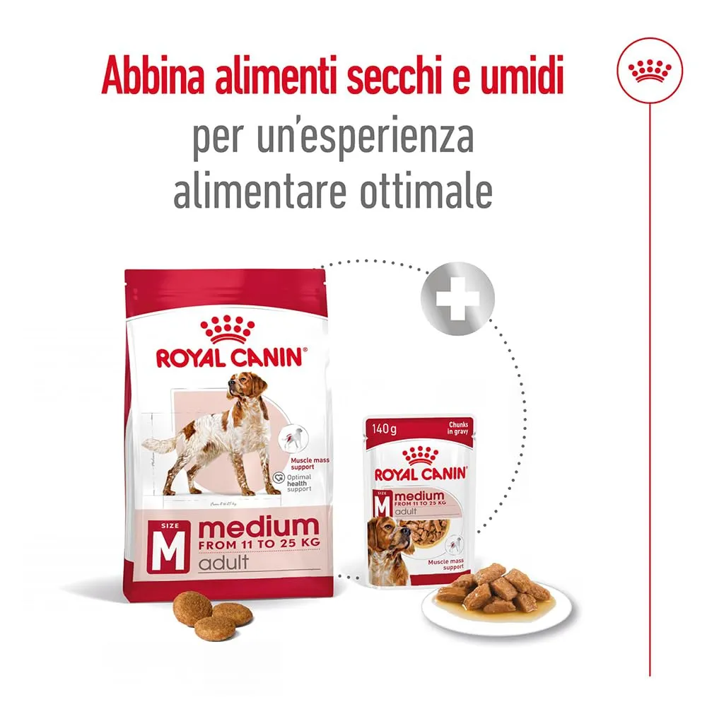 ROYAL CANIN Medium Adult - Alimento secco completo per cani adulti - 4g - immagine 5