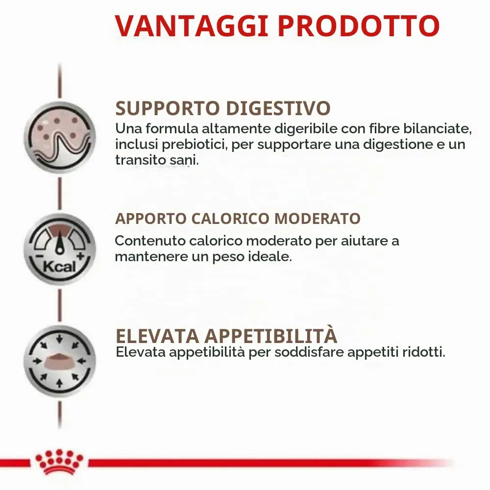 Royal Canin Veterinary Gastrointestinal Moderate Calorie Cane | 2 kg | Alimento dietetico completo | Cani adulti | Supporto digestivo - immagine 3