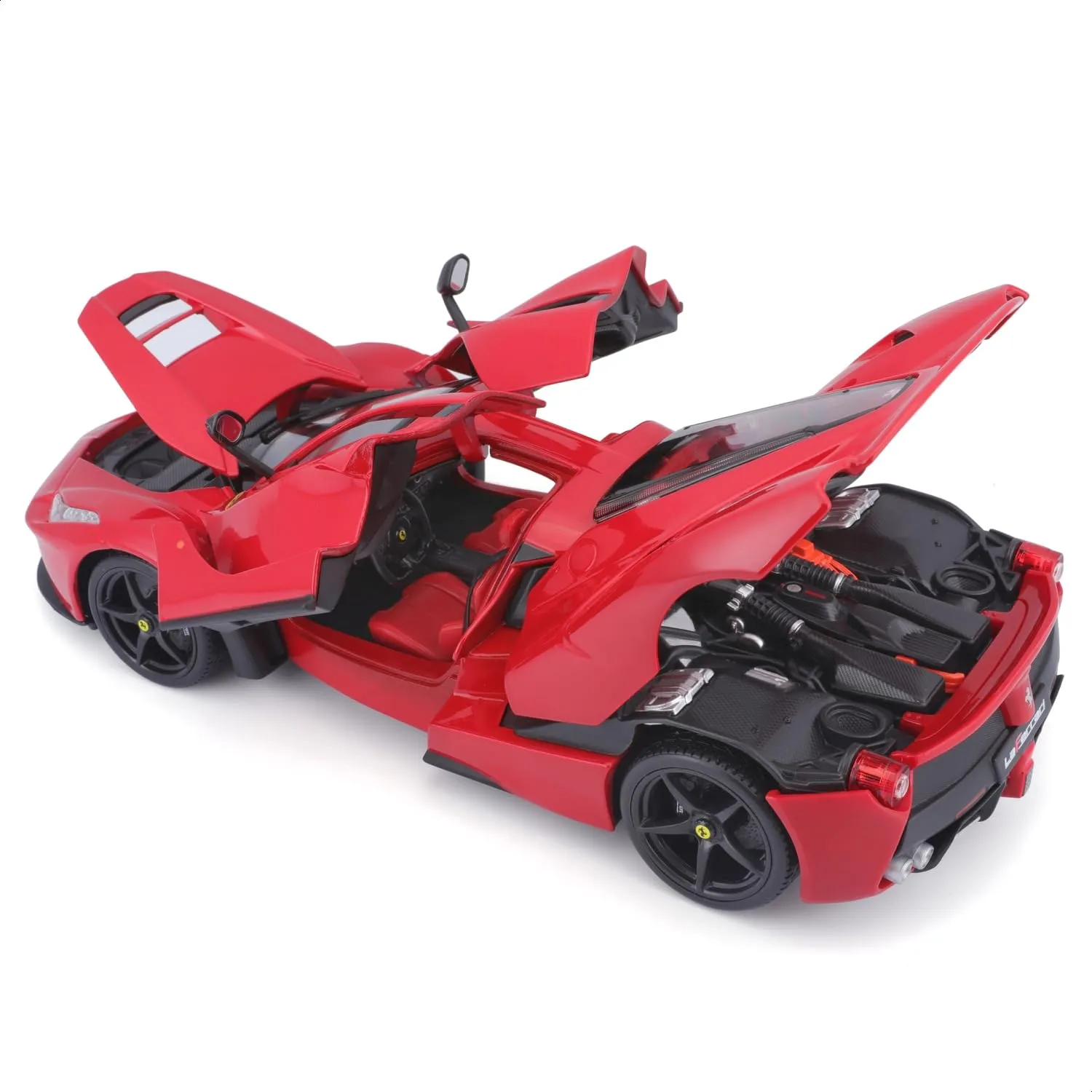 Bburago - LaFerrari R&P - Modellino Realistico Auto in Scala 1:18, Licenza Ufficiale Ferrari, Età Consigliata 3+ Anni - immagine 3