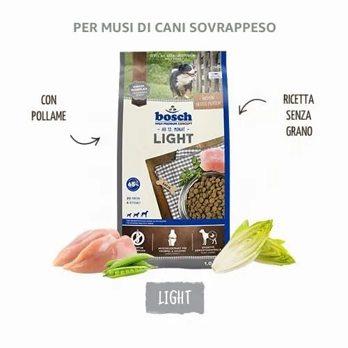 bosch HPC Light | Cibo secco per cani in sovrappeso di tutte le razze | 1 x 12500 g - immagine 3
