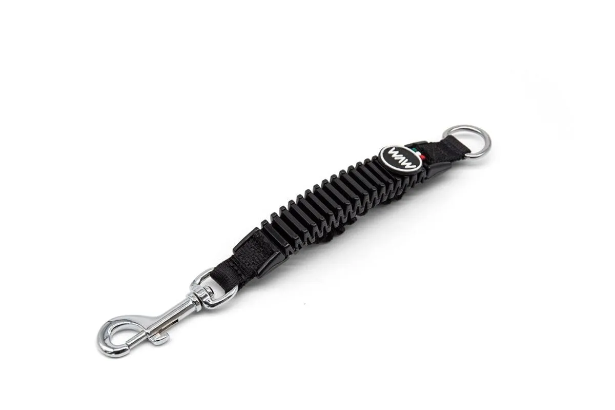 WAW, Smorzatore Antishock per Guinzaglio Cani, per Cani da 1 a 50 kg, Taglia XXS, Nero, Linea Basic - immagine 1