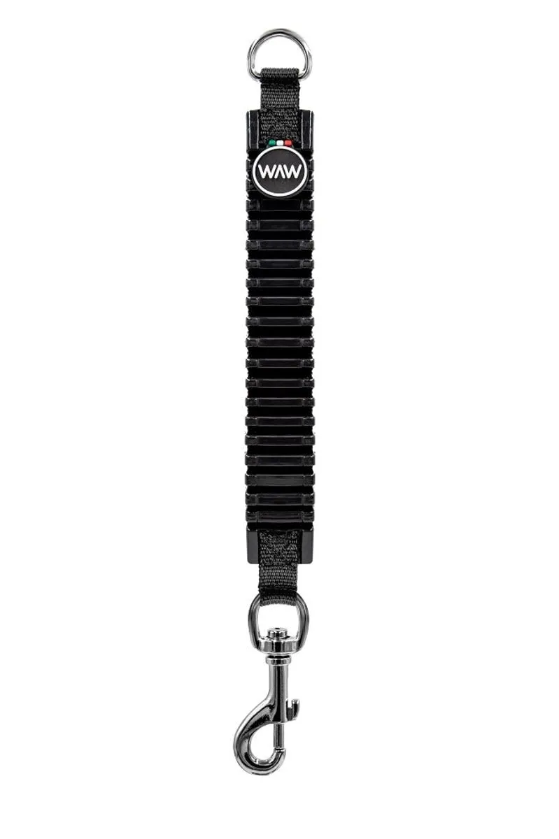 WAW, Smorzatore Antishock per Guinzaglio Cani, per Cani da 1 a 50 kg, Taglia XXS, Nero, Linea Basic - immagine 2