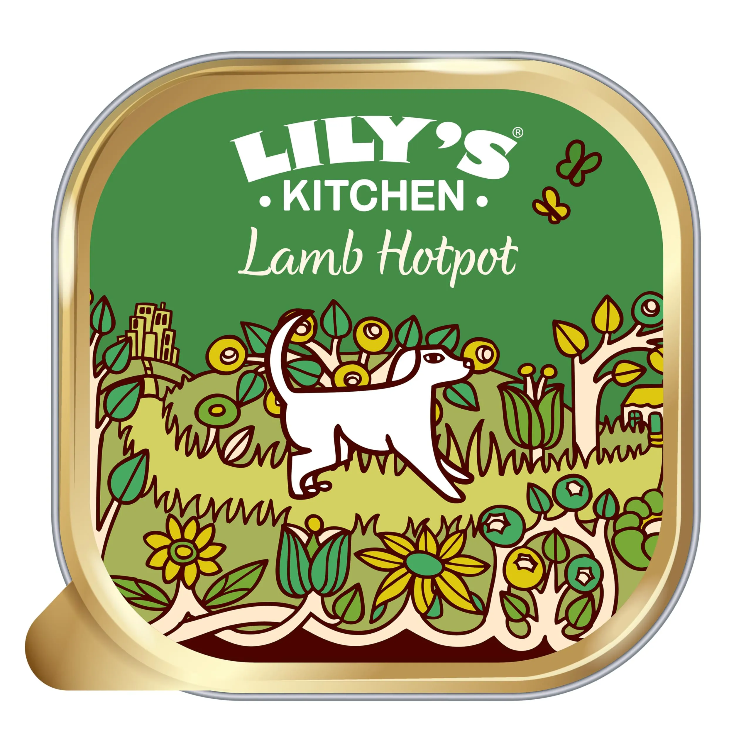 Lily's Kitchen Cibo umido per cani - agnello con zucca - Ricetta senza cereali, carne fresca preparata, con ingredienti naturali (150g x 10), adatto per cani adult - immagine 1