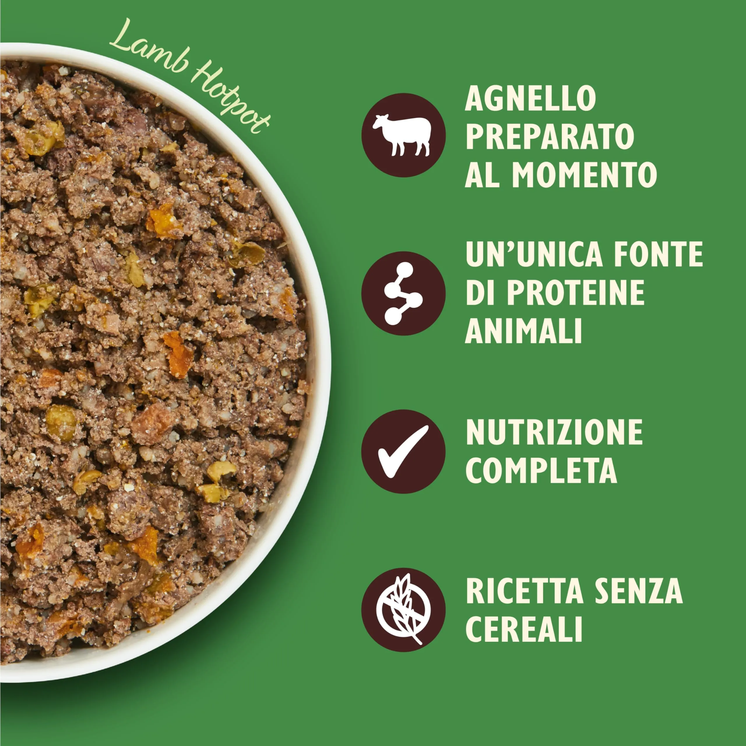 Lily's Kitchen Cibo umido per cani - agnello con zucca - Ricetta senza cereali, carne fresca preparata, con ingredienti naturali (150g x 10), adatto per cani adult - immagine 3
