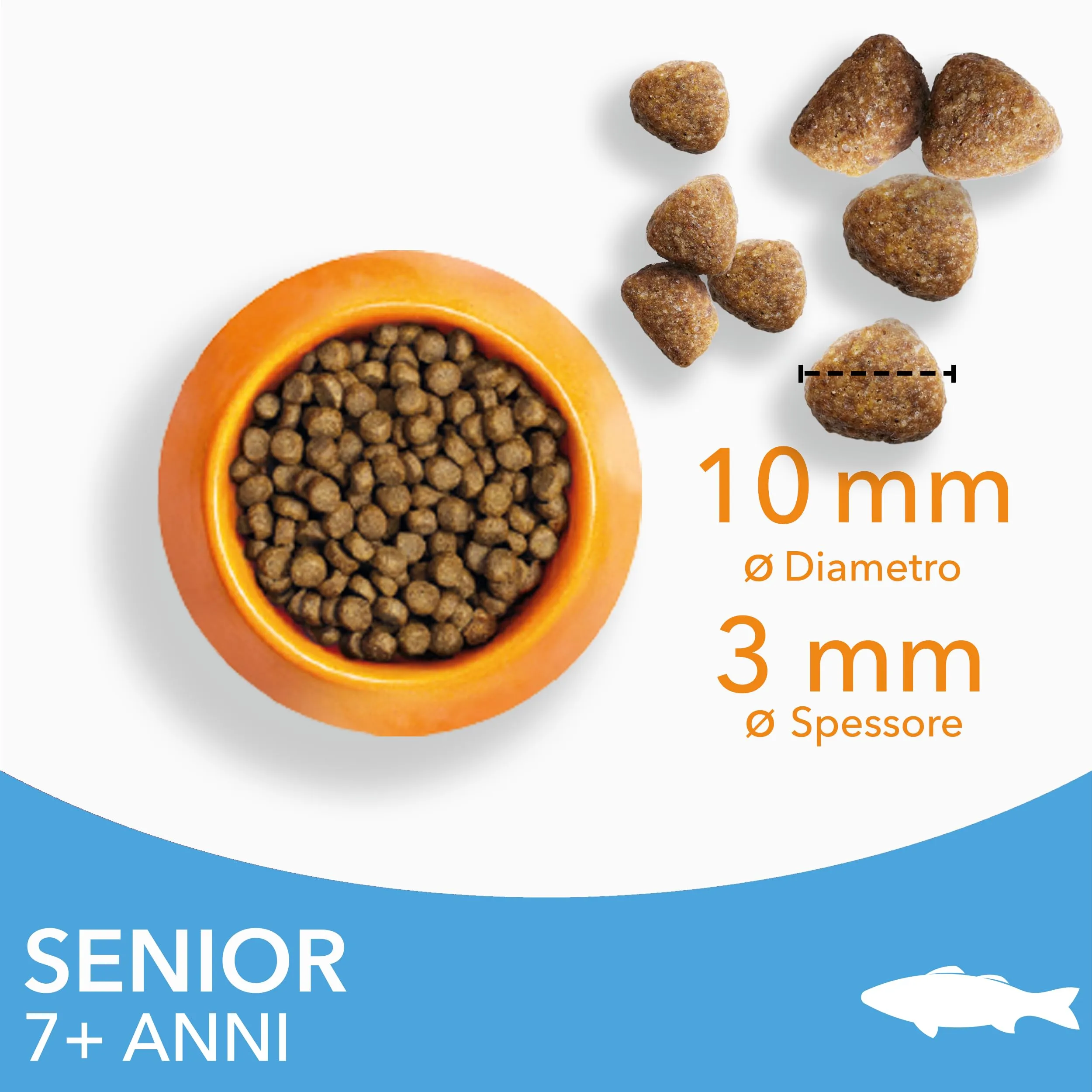 IAMS Senior - Cibo secco per gatti anziani con pesce, 3 kg - immagine 2