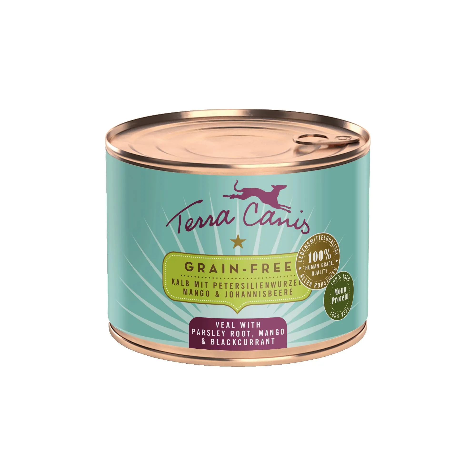 Terra Canis Vitello, cibo umido senza cereali per cani, 200g - immagine 1