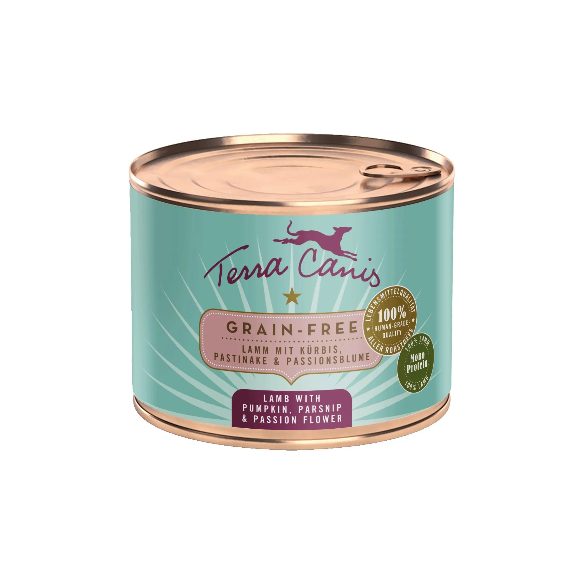 Terra Canis Agnello con zucca, cibo umido senza cereali per cani, 200g - immagine 1